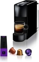 Nespresso Essenza Mini Cafeteira 220V, máquina de café Espresso compacta para casa, máquina de cápsula/cápsula elétrica automática (preta)